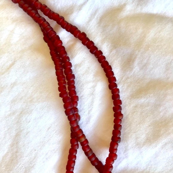 Like new, handcrafted Garnet boho necklace - Picture 3 of 10